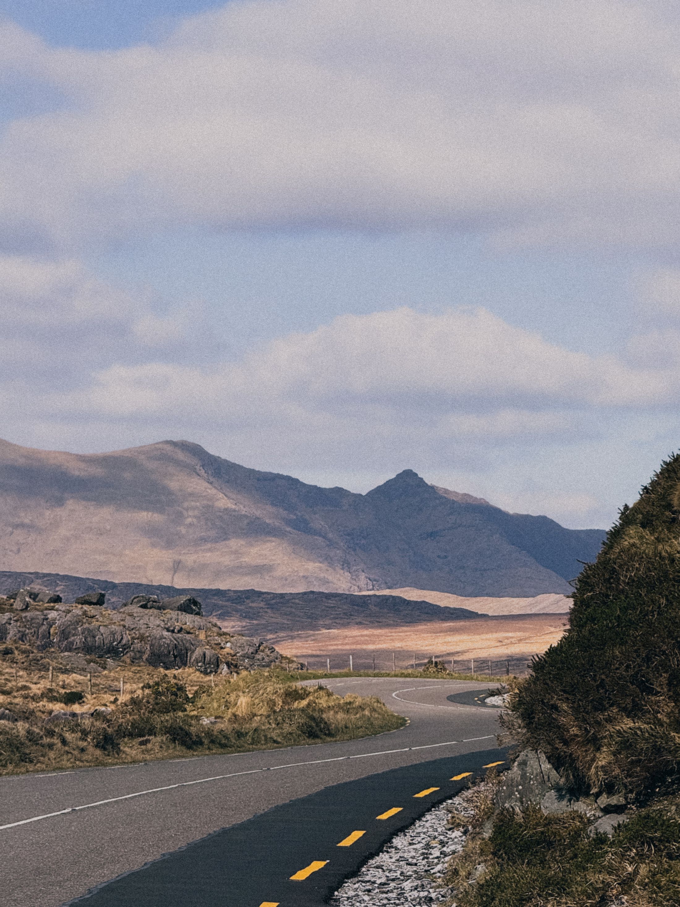 Scenic mountain road in County Kerry
